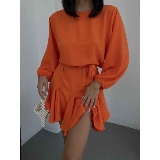 155712 orange DRESS