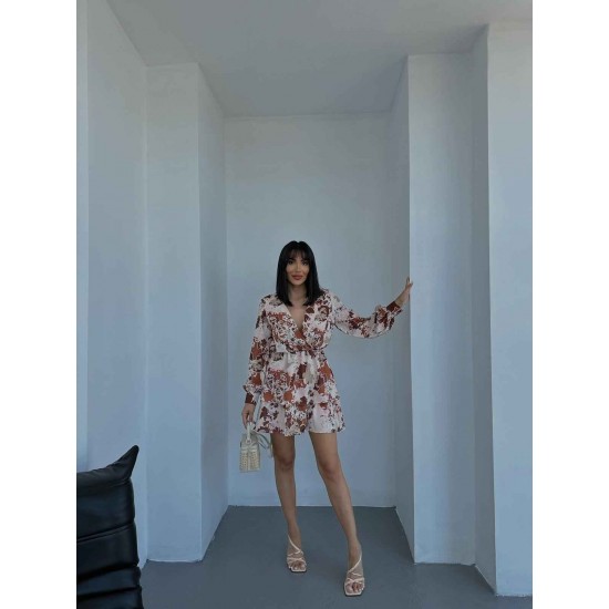 155715 floral pattern DRESS