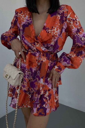 155718 floral pattern DRESS