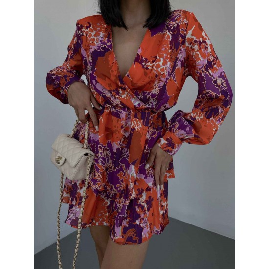155718 floral pattern DRESS