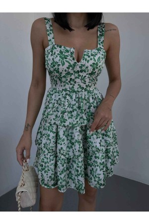 155719 TOPTAN DESENLİ ELBİSE