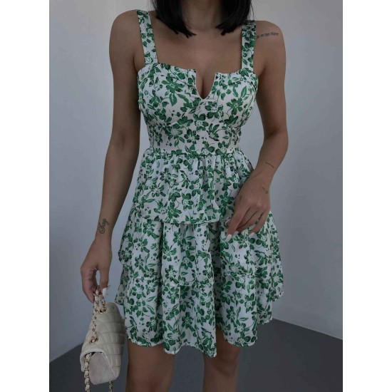 155719 patterned DRESS