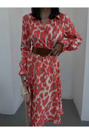 155722 TOPTAN DESENLİ ELBİSE