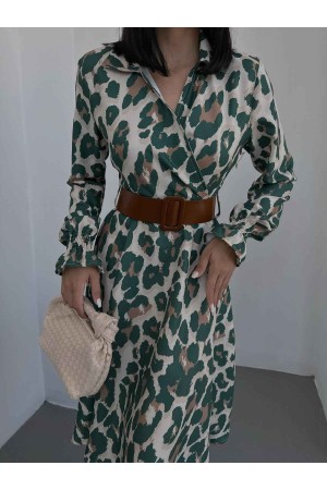 155723 TOPTAN DESENLİ ELBİSE