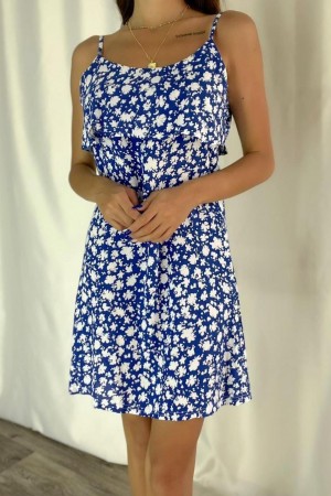 155892 TOPTAN DESENLİ ELBİSE