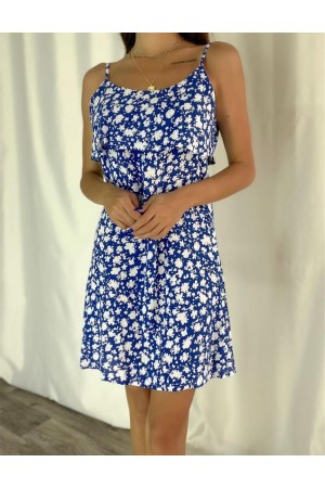 155892 TOPTAN DESENLİ ELBİSE