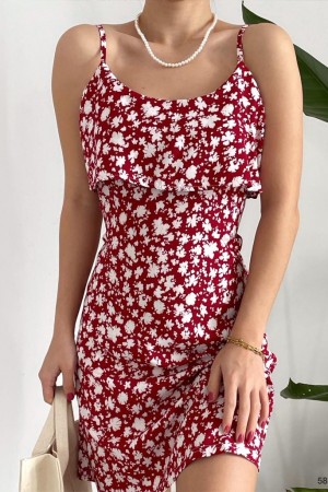 155893 TOPTAN DESENLİ ELBİSE