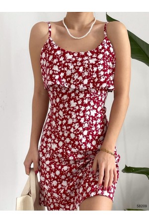 155893 TOPTAN DESENLİ ELBİSE