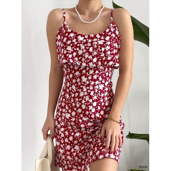 155893 TOPTAN DESENLİ ELBİSE