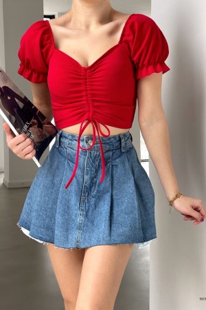 155907 TOPTAN KIRMIZI CROP