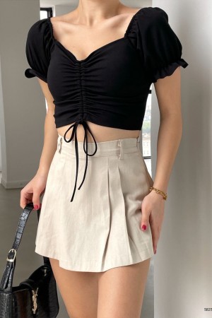 155909 TOPTAN SİYAH CROP