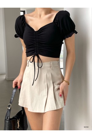 155909 TOPTAN SİYAH CROP