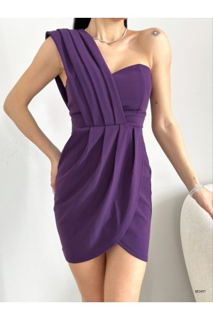 156049 TOPTAN MOR ELBİSE