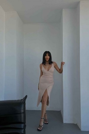 156245 TOPTAN BEJ ELBİSE