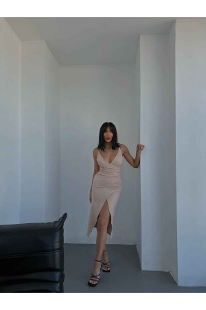 156245 TOPTAN BEJ ELBİSE