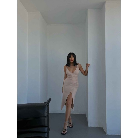 156245 TOPTAN BEJ ELBİSE