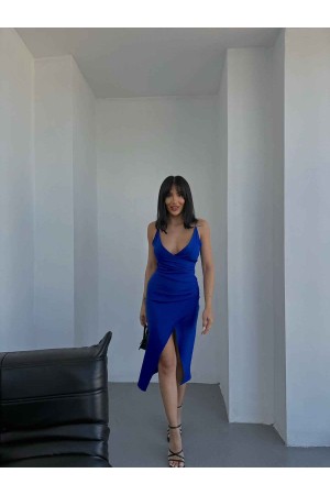 156246 TOPTAN SAKS ELBİSE