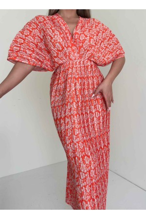 156340 TOPTAN DESENLİ ELBİSE