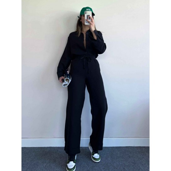 156349 black Pants suit