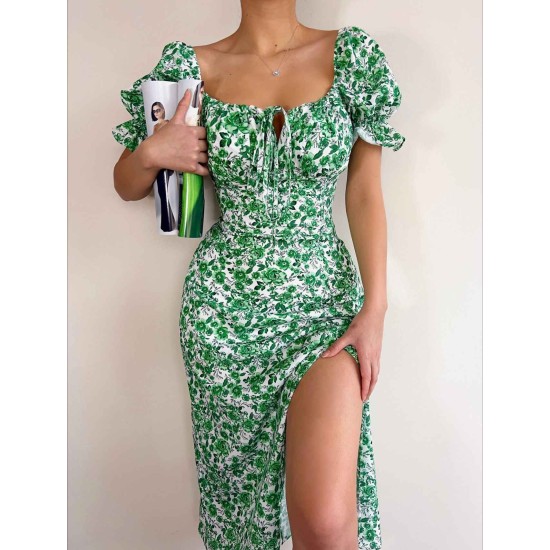 156359 patterned DRESS