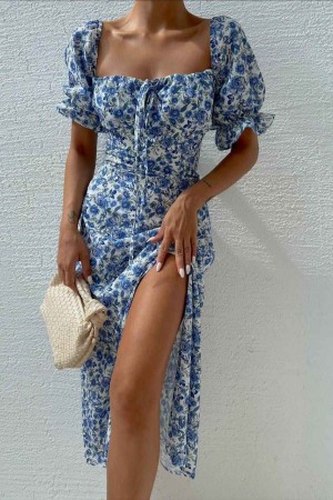 156360 patterned DRESS