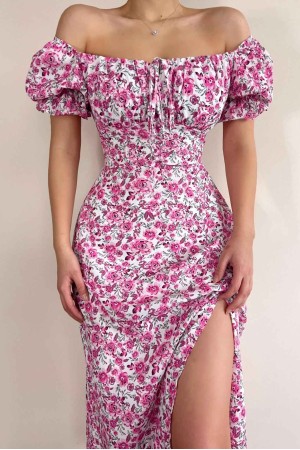 156361 patterned DRESS
