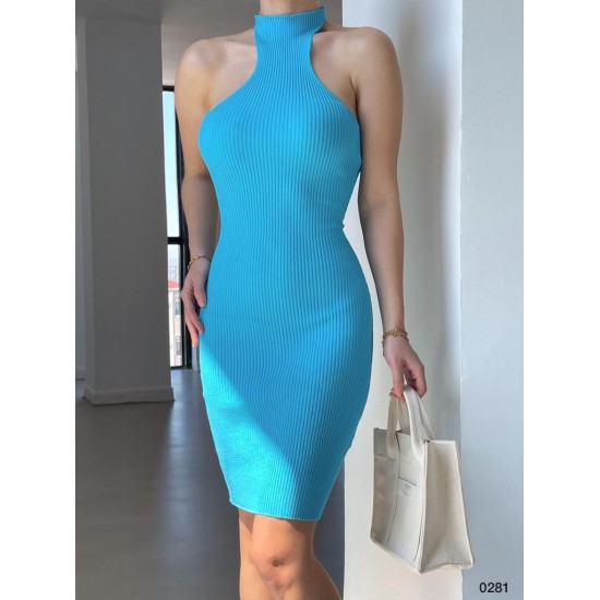 156777 turquoise DRESS