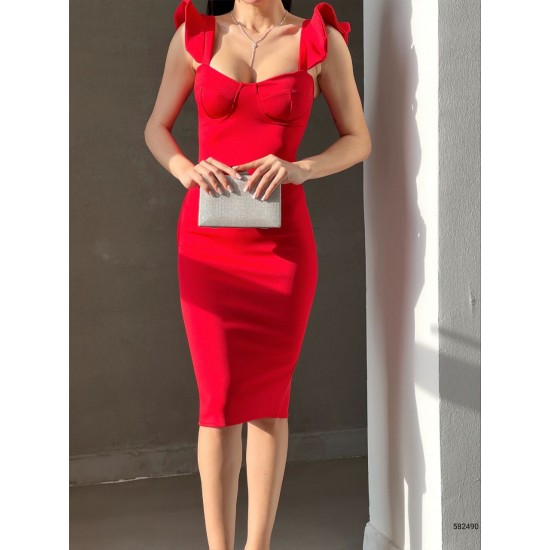 156802 red DRESS