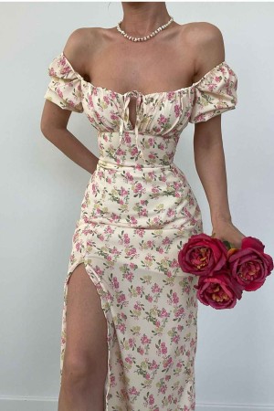 157311 patterned DRESS