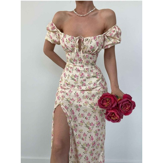 157311 patterned DRESS