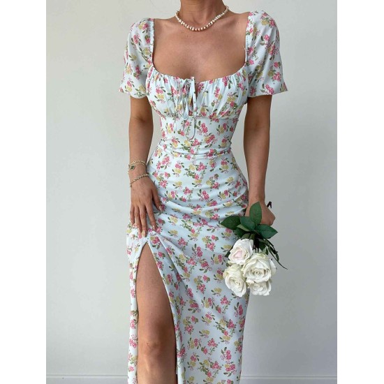 157313 patterned DRESS