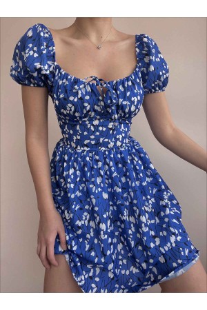 157316 TOPTAN DESENLİ ELBİSE