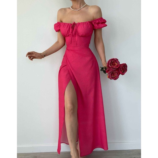 157326 fuchsia DRESS