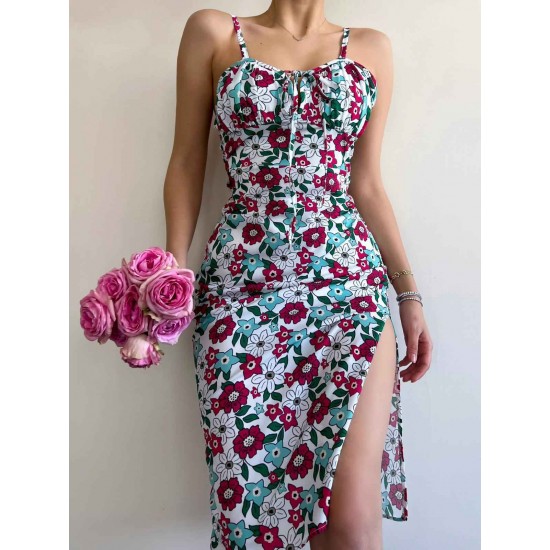 157328 patterned DRESS