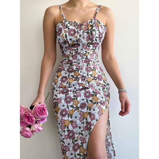 157329 patterned DRESS