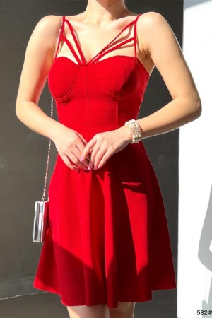 157560 red DRESS