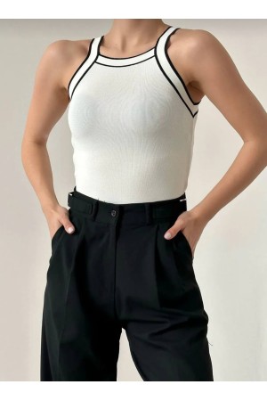 158238 TOPTAN BEYAZ BLUZ