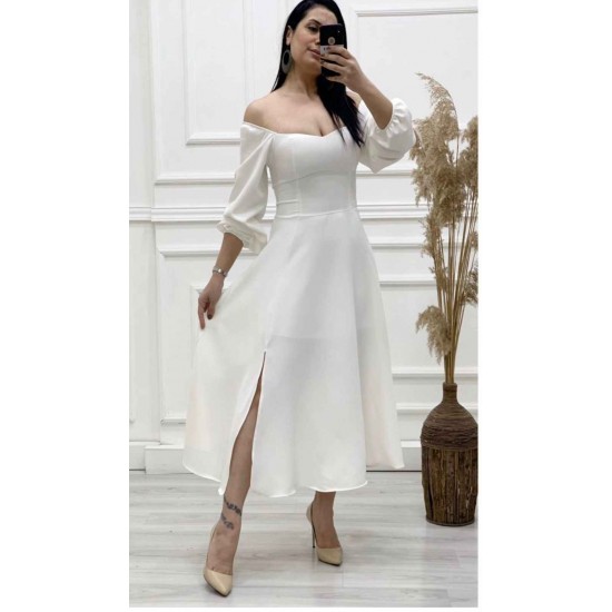 159630 white Evening dress