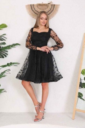 159733 TOPTAN SİYAH ABİYE