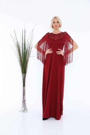 159735 TOPTAN BORDO ABİYE