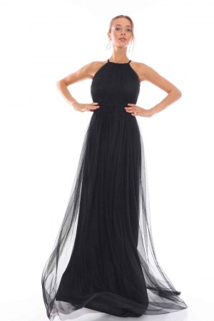159750 black Evening dress