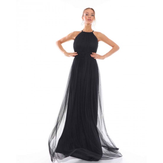 159750 black Evening dress