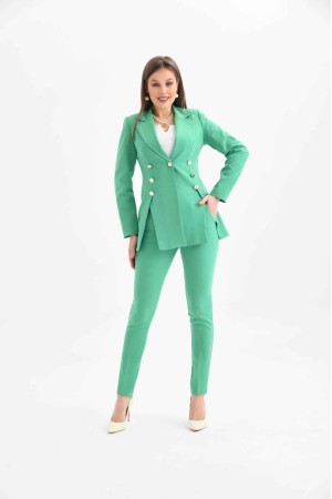 159753 TOPTAN YEŞİL PANTOLON TAKIM
