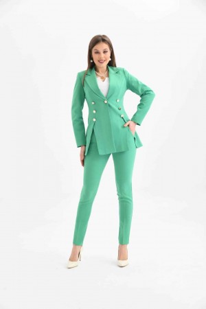 159753 GREEN Pants suit