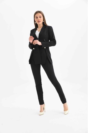 159757 TOPTAN SİYAH PANTOLON TAKIM