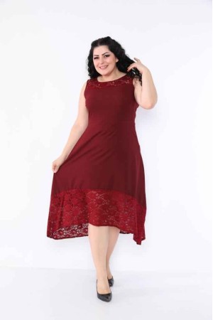 159758 TOPTAN BORDO ABİYE
