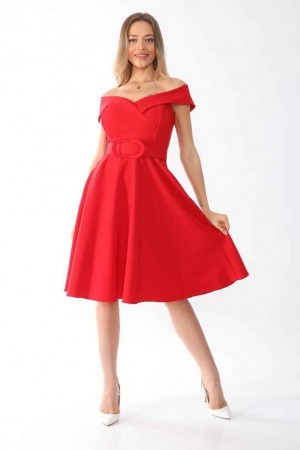 159796 TOPTAN KIRMIZI ABİYE