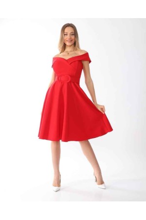 159796 TOPTAN KIRMIZI ABİYE