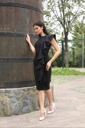 159810 black Evening dress