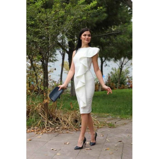 159811 white Evening dress